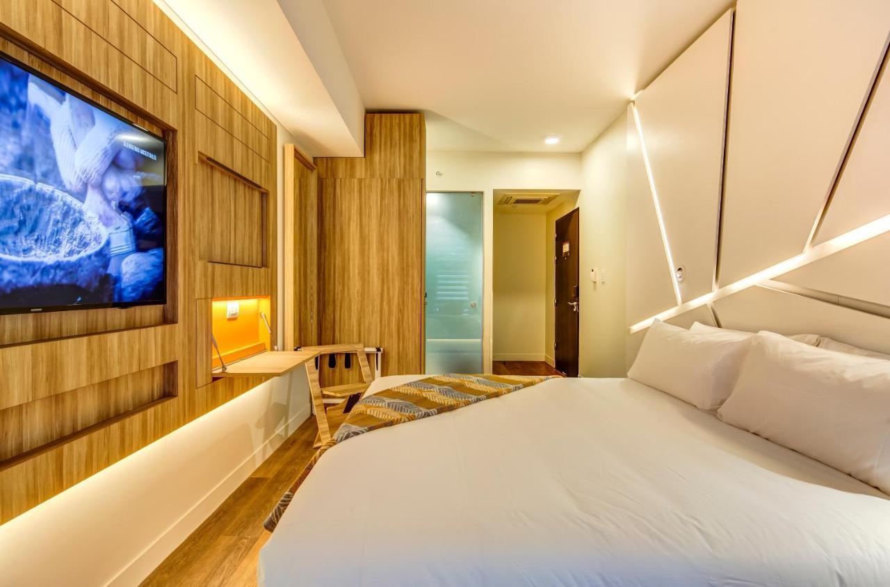 Hotel Nodo - El Hotel Que Respira Santiago Kültér fotó